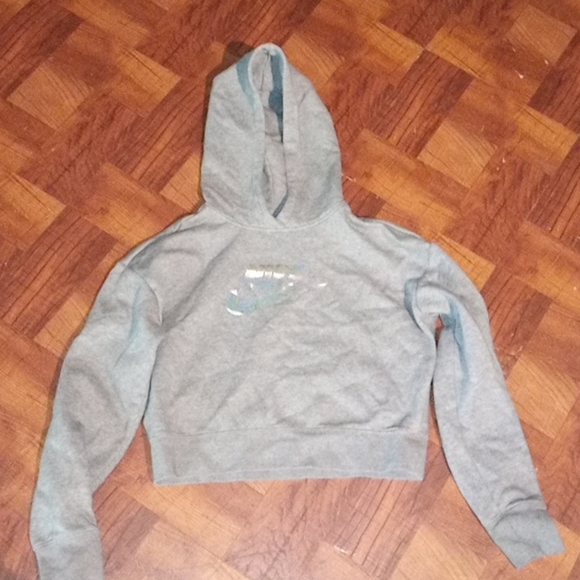 Nike Other - NIKE gray crop top sweater size extra large